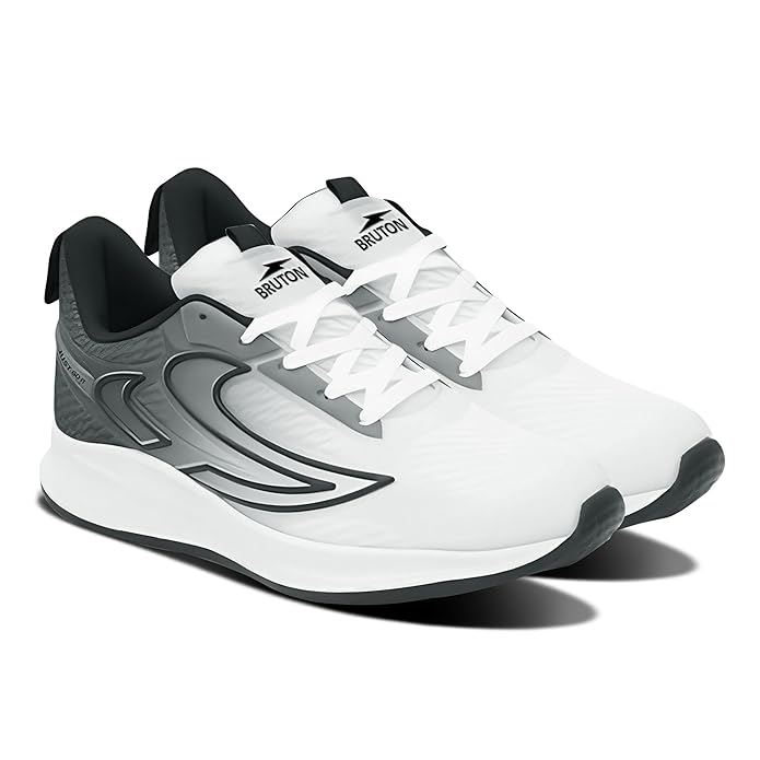 BRUTON EVA Lite Sneakers Casual Shoes Walking Shoes for Men-White