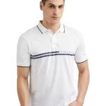 Peter England Men's Everyday Solid Regular Fit Polo | Cotton Rich | Premium Pique Weave