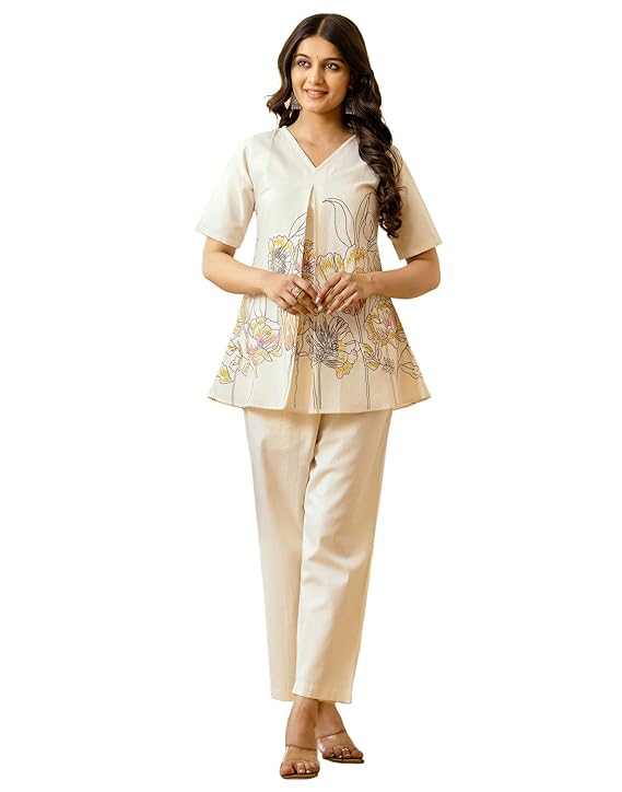 SIRIL Co ord Set for Women Stylish, Cord Set for Women Cotton