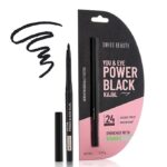Swiss Beauty You & Eye Power Black Kajal | Waterproof & Smudge-Proof | 24 Hour Stay | Matte Finish Black Kajal | 0.30gm