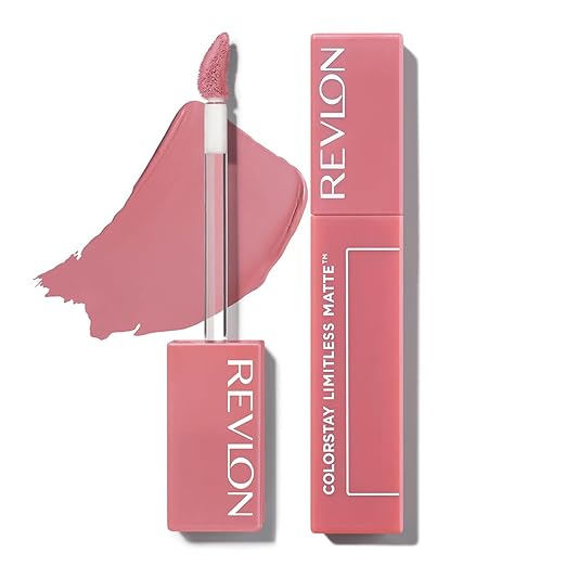 REVLON Colorstay Limitless Matte Liquid Lipstick for woman, Waterproof, Long-Lasting, 100% Vegan, Lightweight, No-Budge Matte, Strut - (005)