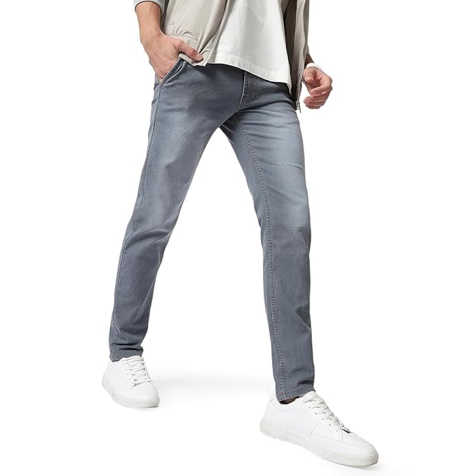 Urbano Fashion Men's Slim Fit Washed Jeans Stretchable