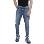 The Indian Garage Co Men's Slim Fit Mid Rise Solid Mid-Rise Stretchable Jeans