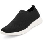 Kraasa ZONIC Men’s Lightweight Knit Sneakers with Memory Insole | Breathable, Anti-Skid Running, Walking & Gym Shoes (Sizes 6-10, Multiple Colors)