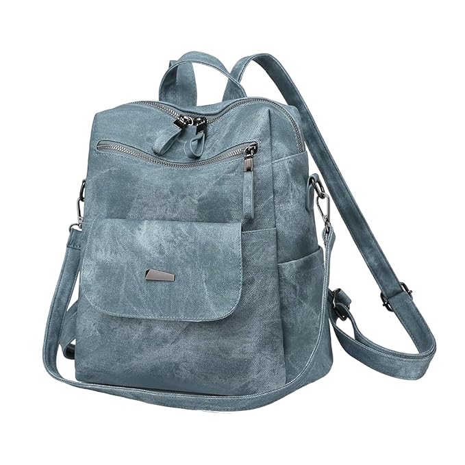 PALAY® Backpack for Girls Women PU Leather Travel Backpack Vintage Shoulder Bags Soft PU Backpack Handbag Sling Shoulder Purse Bag for Women and Girls Gifts, Brown