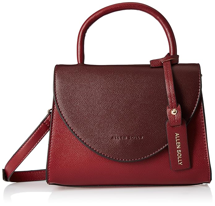 Allen Solly Women’s Solid Handheld Bag with tesseled