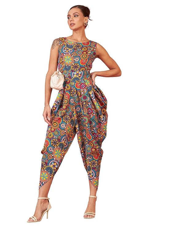 Uptownie Lite Elasticated Ethnic Dhoti Jumpsuit