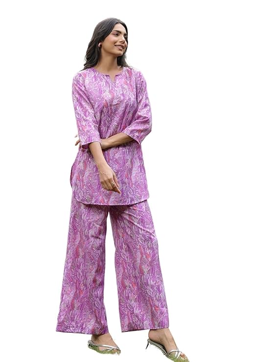 GRECIILOOKS Women Co Ord Set for Women | Co Ord Set for Women Stylish | Kurta Set for Women | Kurta Set | Designer Kurta Set for Women | 3/4 Sleeve Co-Ord Set