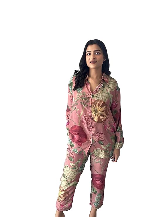 Yashika Women Kurta Set With Floral Print and Cotton Blend Fabric With Pant