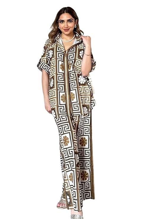 Leriya Fashion Co-ord Set for Women – Stylish Korean Summer Two Piece Outfit | Trendy Travel & Streetwear Look for Girls & Women