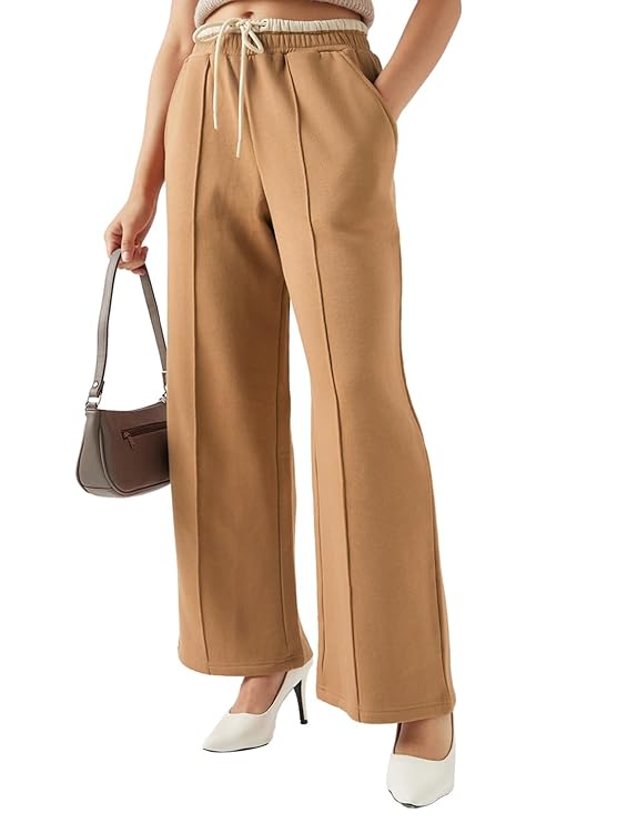 Bewakoof Women's High Rise Loose Pants