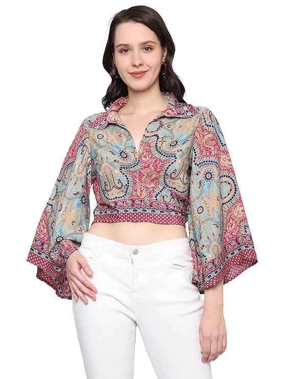 KE Kanha Exports top for Women Stylish Western | wrap Tops for Woman | Perfect on Jeans Tops for Woman | Summer top | Beach Outfits Dress for Women Stylish