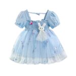 Bold N Elegant Girls Glittery Butterfly Mesh Cocktail Party Mini Tutu Dress Frock for Infant Toddler Baby Girls