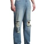 JACK & JONES Men's Mid Rise Loose Jeans
