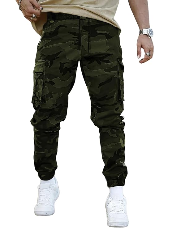 Lymio Men Cargo || Men Cargo Pants || Men Cargo Pants Cotton || Cargos for Men (Army)