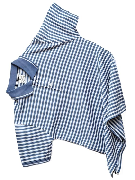 Mack Jonney Men’s Striped Cotton Rich Collar Neck T Shirt | Collar Tshirts | Half Sleeves | Striped-Regular Fit-MM423-nw
