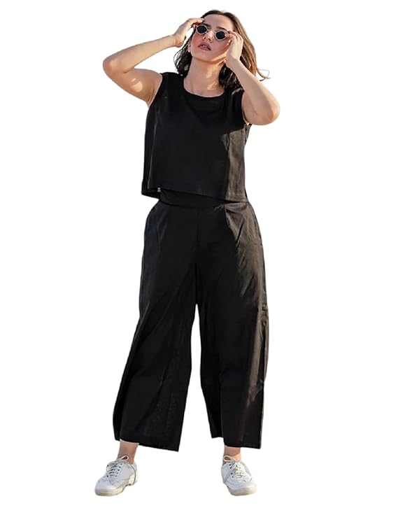 FABNEX Stylish Sleeve less Co Ord Set for Women | Co Ord Set for Women (K-131-134)