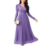ABNEX Stylish One Piece Long Maxi Dress for Women (K-177-180)