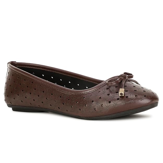 Bata VIC BALLRINA E 23 Women Casual Ballerina in Brown
