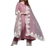 Alvami Women Emboridered Anarkali Kurt