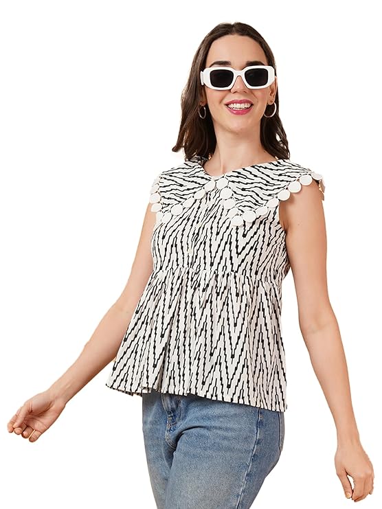 COTLAND Fashions Sleeveless Breathable Soft Cotton Top for Women