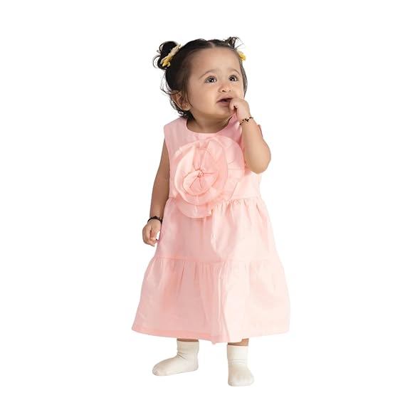 Haus and Kinder Baby Girl Frocks – Pink