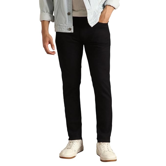 Louis Philippe Men’s Durable & All Day Comfort Smart fit Denim