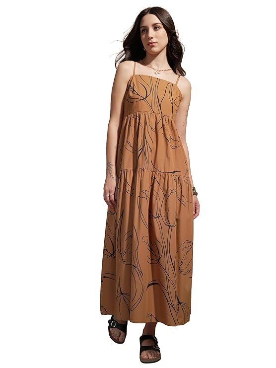 Vishudh Women’s Cotton VVa1000070 Maxi Dress