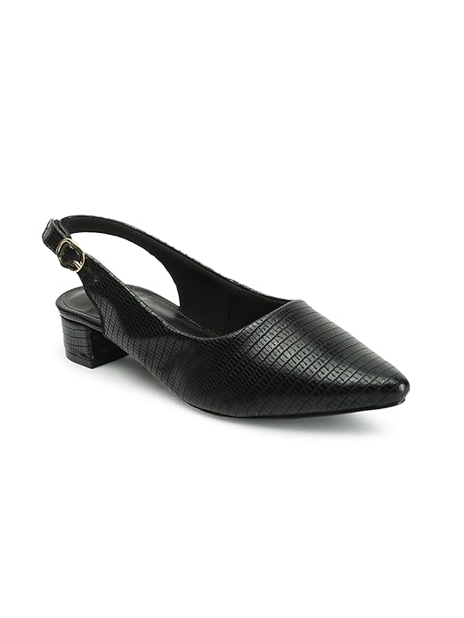 Carlton London Women’s Pointed Toe Block Heel Mule