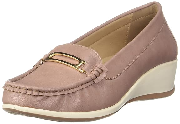 Bata Persia Grey Moccassins Shoes for Women