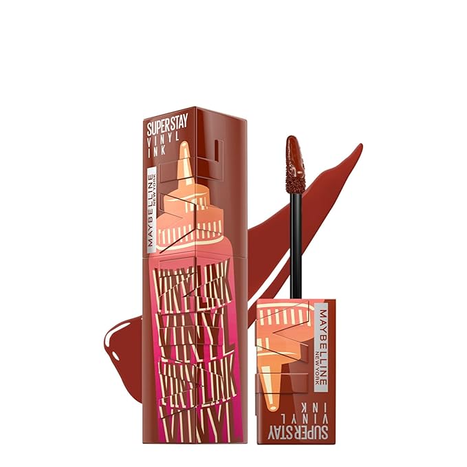 Maybelline New York Superstay Vinyl Ink – Longwear Shine Lip Color, Sweet n Sour, 4.2ml