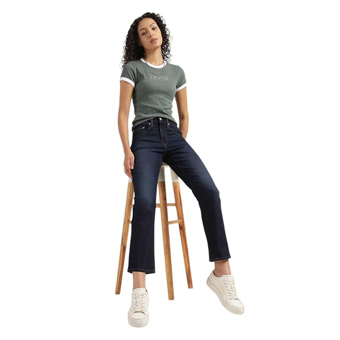 Levi’s Women’s High Rise 724 Slim Straight Fit Jeans