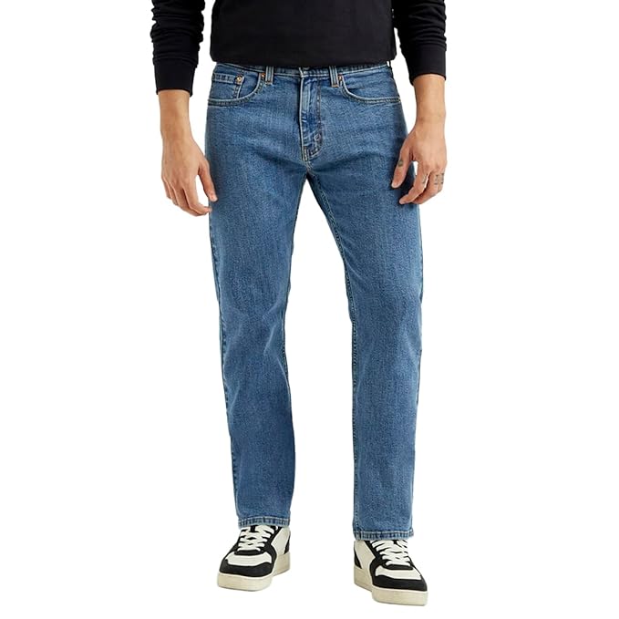 Levi’s Men’s 505 Straight Fit Mid Rise Jeans