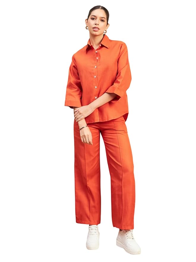 FABNEX Women Co Ord Set for Women | Co Ord Set for Women Stylish | Kurta Set for Women | Kurta Set | Ethnic Co Ord Set for Women | Full Sleeve Co-ord set (K-108-110)