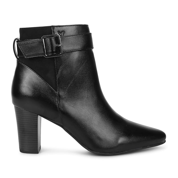 YOHO Women Comfortable Boots Collection | Extra Cushioned Foot Bed And Skin Friendly Ankle Boot With Heels | Trendy, Stylish, Casual Boots | Winter, Snow And Holiday Outings