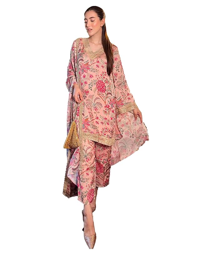 LookMark Women’s Cotton Blend Kurta With Pant with Dupatta Suitable for Every Indian Occasion