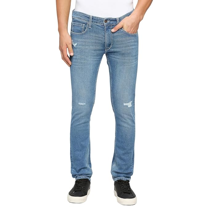 Pepe Jeans Men’s Regular Fit Mid Rise Jeans