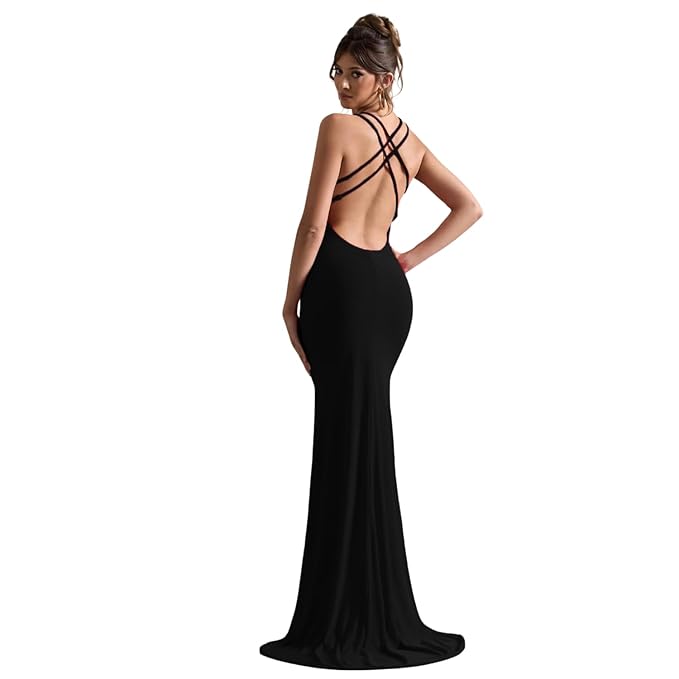 Women’s Sleeveless Front Slit Bodycon Dress | Maxi Length | Soft Stretchable | Modern Design| Casual