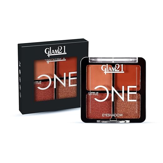 Glam21 Little One 4-in-1 Eyeshadow Palette | Ultra pigmented, Easy to blend | Long Lasting Eye Make Up Kit |Little Lady-04