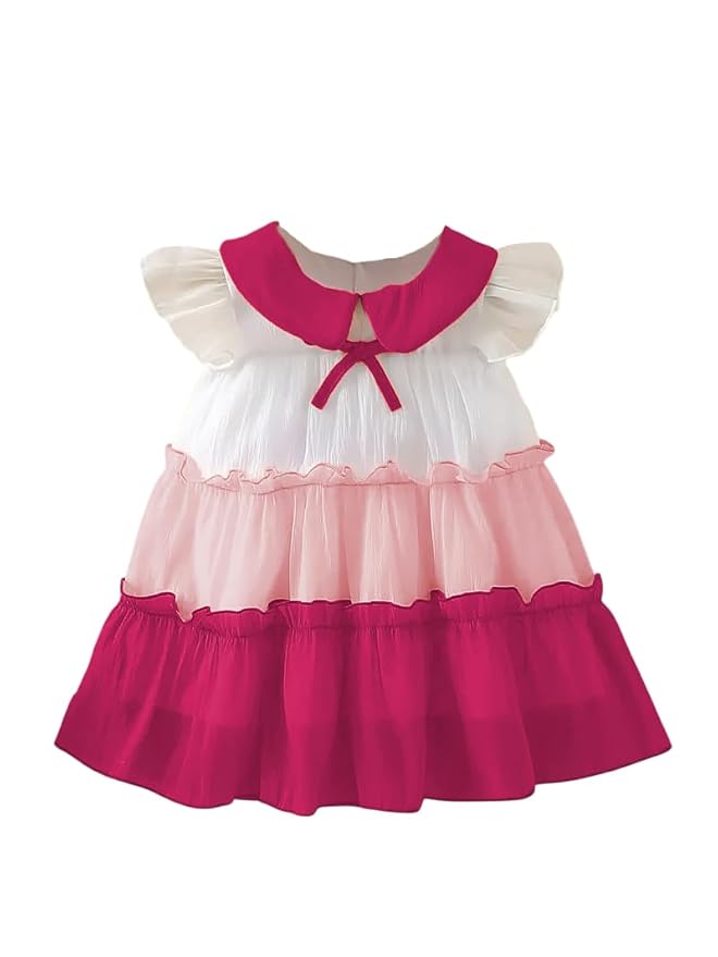 TAGAS Dress for Girls II Baby Girl Dress||Frock for Girls|Casual wear for Kids Dresses||