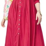 Max Women A-Line Embroidered Midi Dress