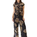 Globus Women Jumpsuit (8909389031679_Brown_L)